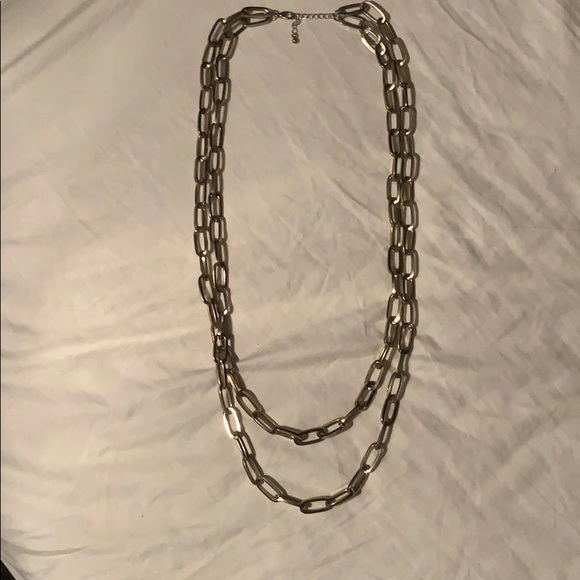 DOUBLE LAYER CHAIN NECKLACE - Picture 1 of 3